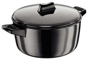 Hard Anodised Cook-n-Serve Bowl, (4 Litres, Black)