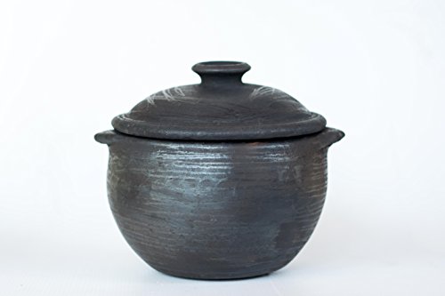 Black Pottery Clay Pot/Sauce Pot | SpreeIndia.com - India's First Website That Discovers Eco-Friendly Products