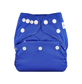 Bumberry Pocket Diaper (Deep Blue) and 1 Microfiber Insert