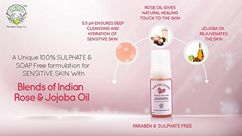Greenberry Organics Rose & Jojoba Oil Face Wash (100ml) | SpreeIndia.com - India's First Website That Discovers Eco-Friendly Products