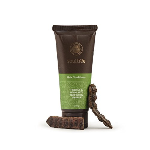 SoulTree Hair Conditioner with Hibiscus, Henna, Shikakai (200gm) | SpreeIndia.com - India's First Website That Discovers Eco-Friendly Products