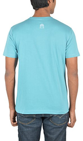Woodwose Organic Clothing Men's Organic Cotton T-Shirt (OCMTSBB01-S, Blue, Small) | SpreeIndia.com - India's First Website That Discovers Eco-Friendly Products
