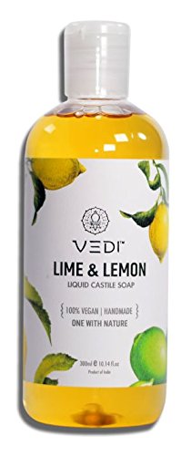 Vedi Lime & Lemon Liquid Castile Soap (200Ml) | SpreeIndia.com - India's First Website That Discovers Eco-Friendly Products