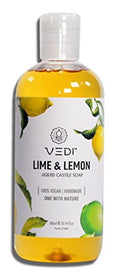 Vedi Lime & Lemon Liquid Castile Soap (200Ml) | SpreeIndia.com - India's First Website That Discovers Eco-Friendly Products