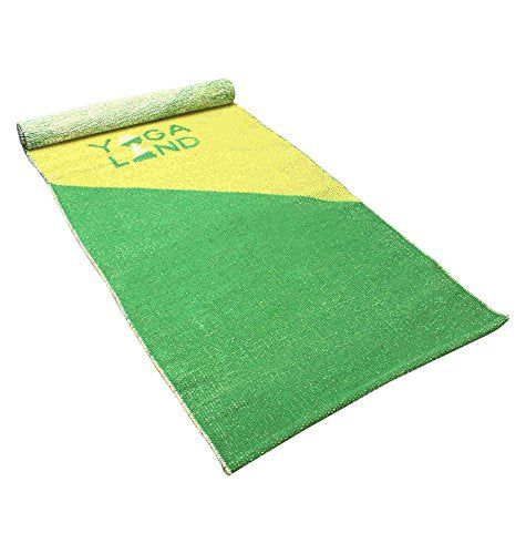 Yoga Land Mat - Guru Lite 6mm, 25" x 72" (100% Cotton, ANTI-SLIP) | SpreeIndia.com - India's First Website That Discovers Eco-Friendly Products