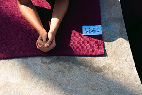 Yoga Land Mat - Guru Garnet 6 mm, 25"x 72" (100% Cotton, ANTI-SKID, Washable) | SpreeIndia.com - India's First Website That Discovers Eco-Friendly Products