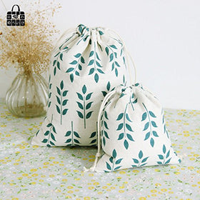 EasyBuy India small : grain pattern print cotton linen fabric bag Clothes socks/underwear shoes dust receive cloth bag home Sundry kids toy storag bag | SpreeIndia.com - India's First Website That Discovers Eco-Friendly Products