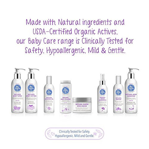 The Moms Co. Natural Baby Lotion with USDA-Certified Organic Apricot, Organic Jojoba and Organic Rice Bran Oils - 200ml