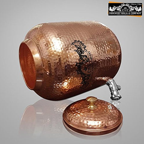 CwC Copper Water Pot Matka Tank Dispencer 11.5 Ltr | SpreeIndia.com - India's First Website That Discovers Eco-Friendly Products