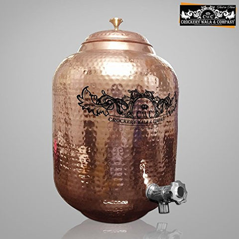 CwC Copper Water Pot Matka Tank Dispencer 11.5 Ltr | SpreeIndia.com - India's First Website That Discovers Eco-Friendly Products